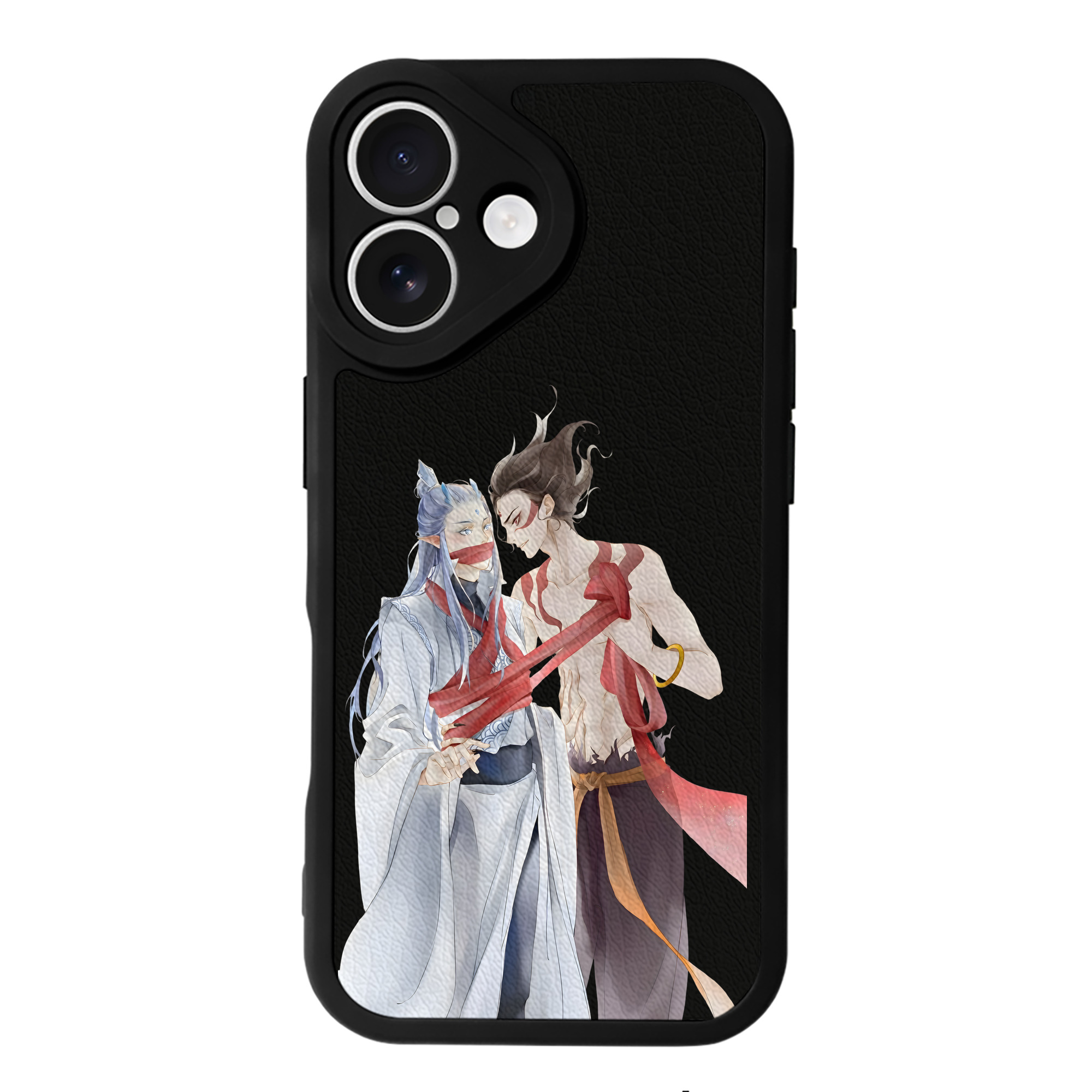 （画像用） Ne Zha 2 ナタ 魔童の大暴れ 【iPhone 16シリーズ対応】シリコンスマホケース（レザー調） 材質：シリコン
